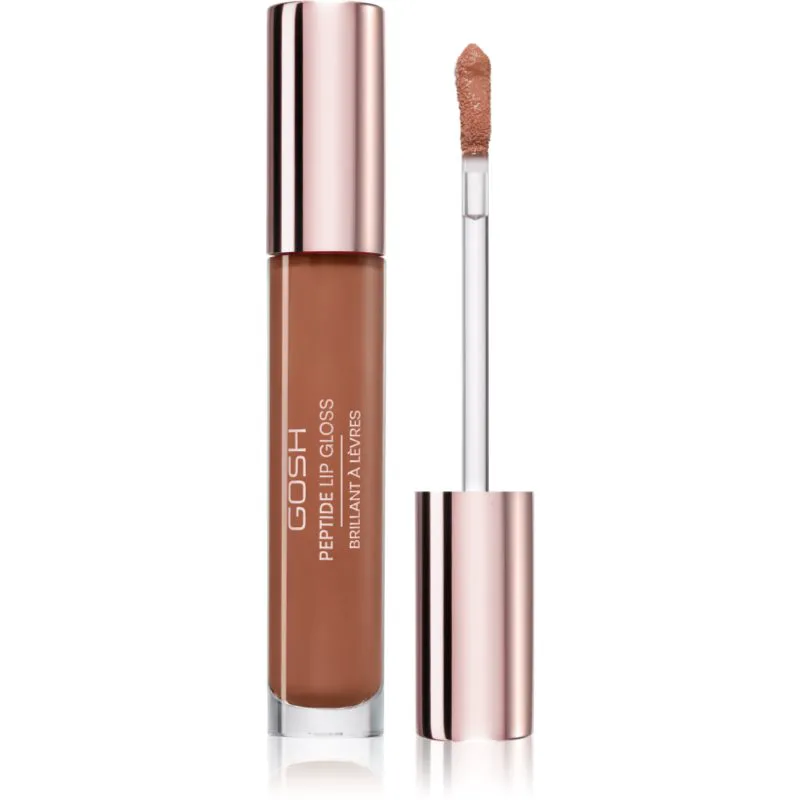 GOSH COPENHAGEN Peptide Lip Gloss λιπ γκλος με πεπτίδια απόχρωση 007 Chocolate Mousse 7 ml