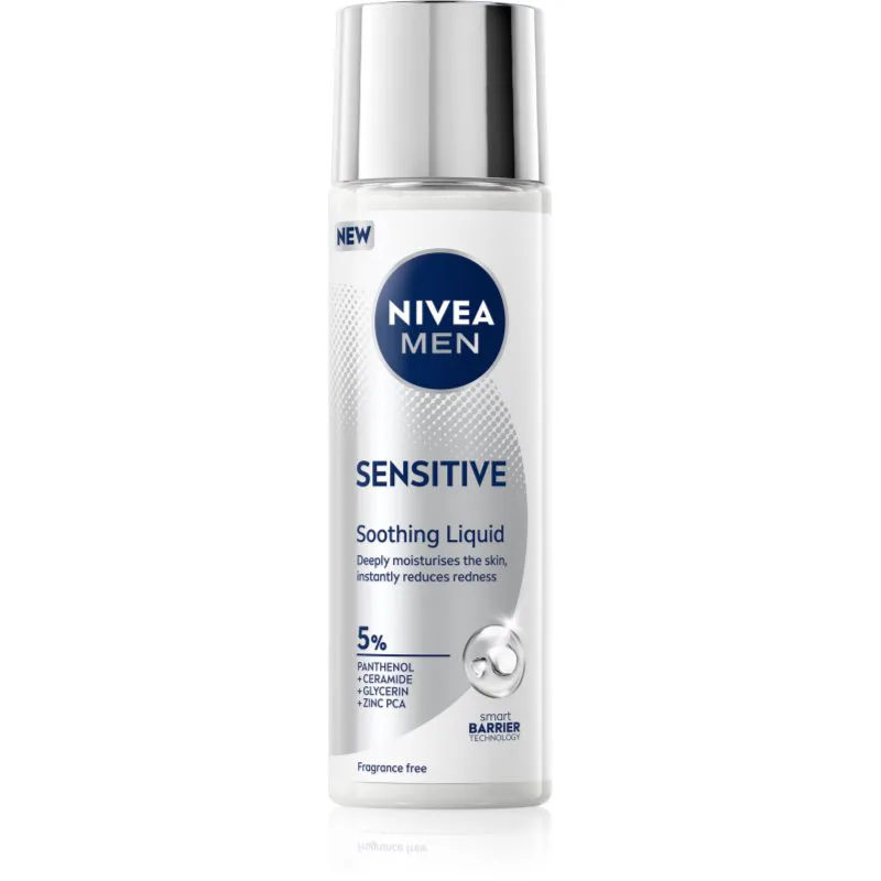 NIVEA MEN Sensitive υπερ ελαφρύ υγρό για να καταπραύνει την επιδερμίδα πρόσωπου 100 ml
