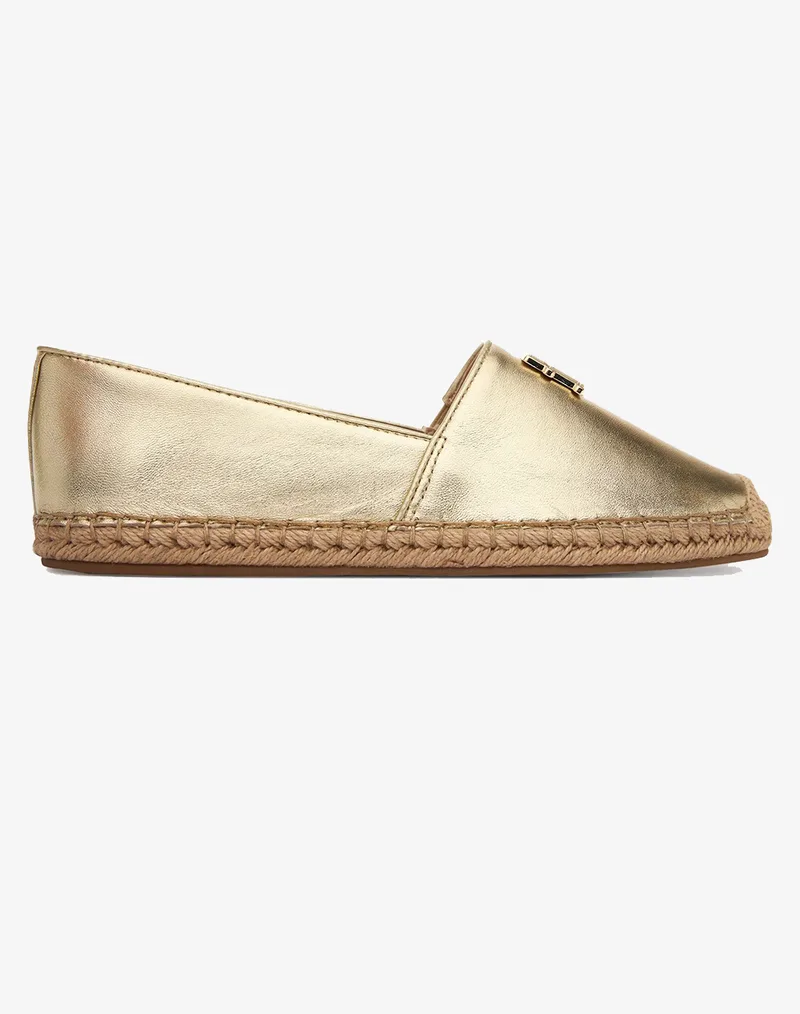 TOMMY HILFIGER TH LOGO GOLD ESPADRILLE FW0FW09473-0HS Χρυσό