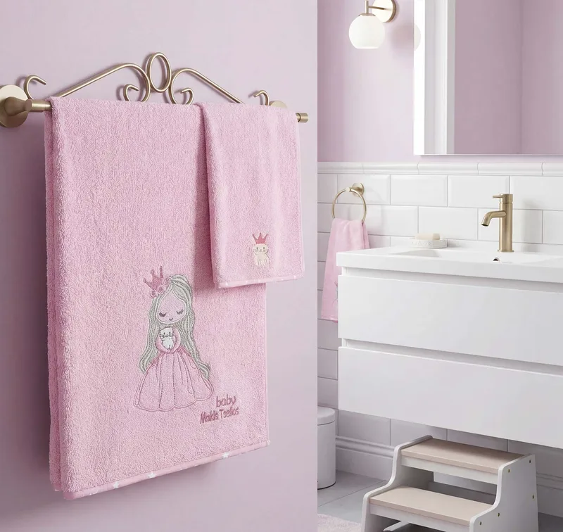 Kate σετ πετσετεσ bebe 70x140+40x60 100% cotton