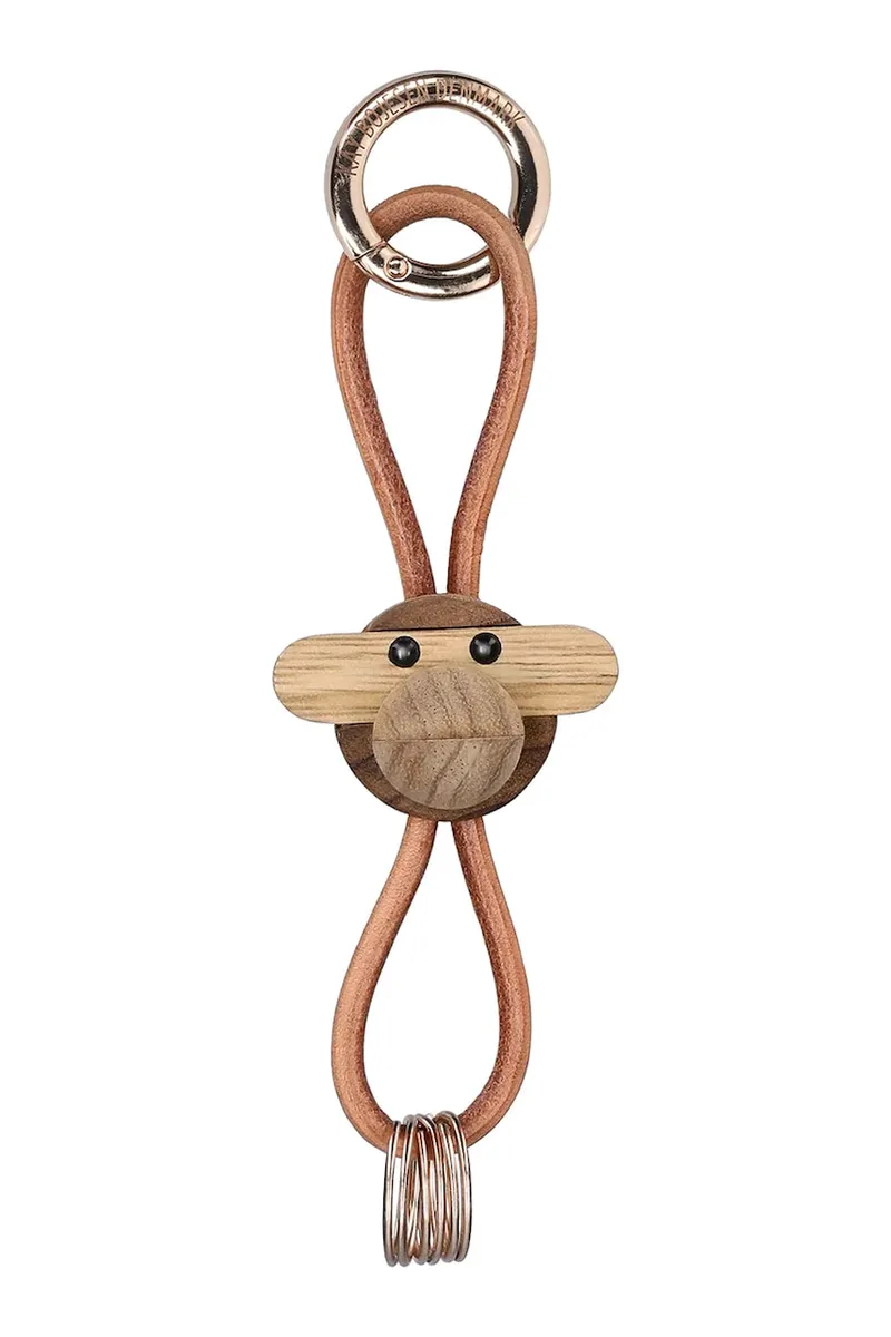 Μπρελόκ Kay Bojesen Monkey Χρυσό 5 cm