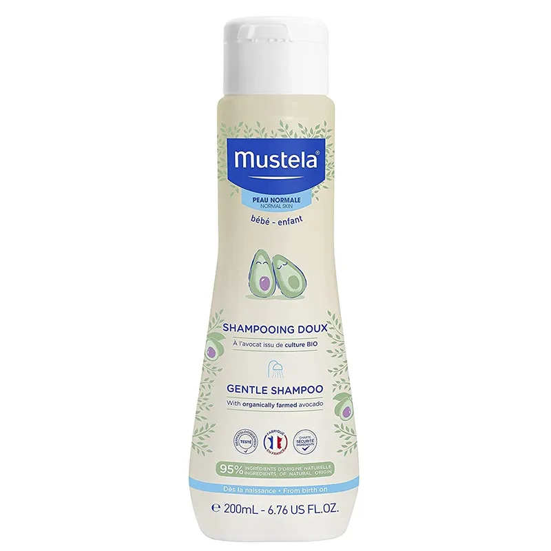 Mustela Gentle Shampoo 200ml Βρεφικό Σαμᴨουάν Χωρίς Δάκρυα 1 Τεμάχιο