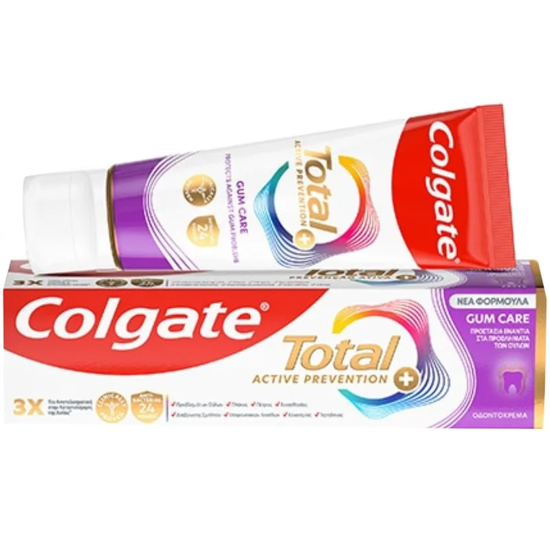 Colgate Total Active Prevention Gum Care Οδοντόκρεμα για Προστασία Ενάντια στα Προβλήματα των Ούλων 75ml