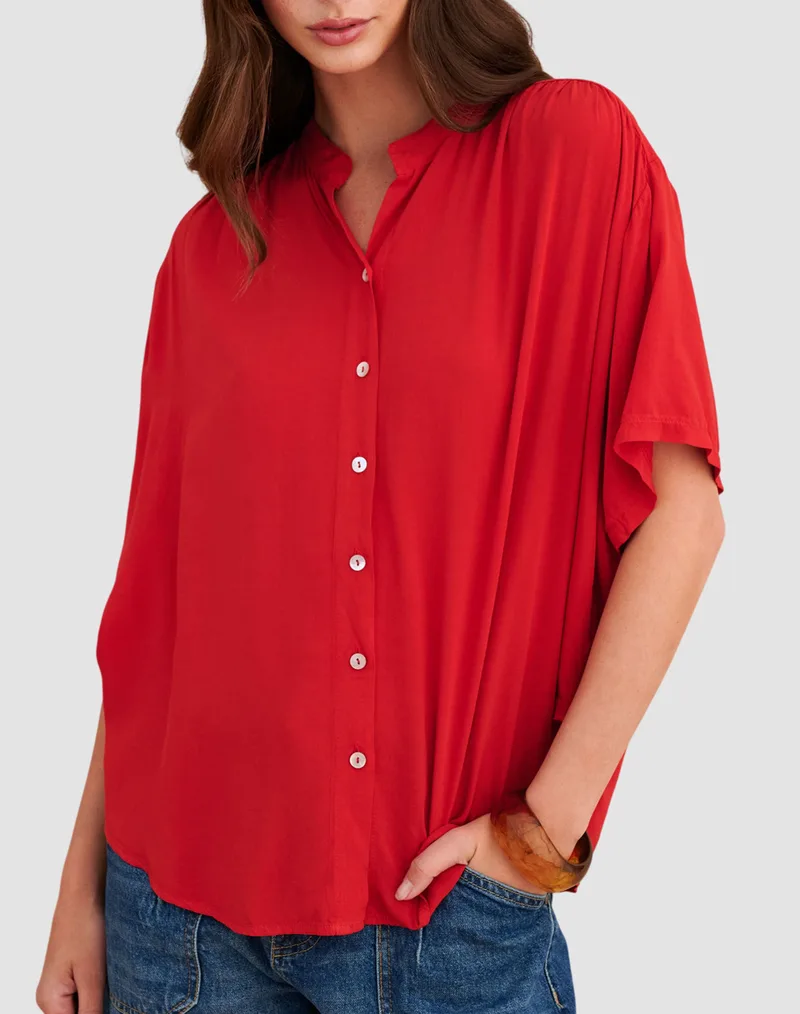 ATTRATTIVO ΠΟΥΚΑΜΙΣΟ 9924387-POP RED Red