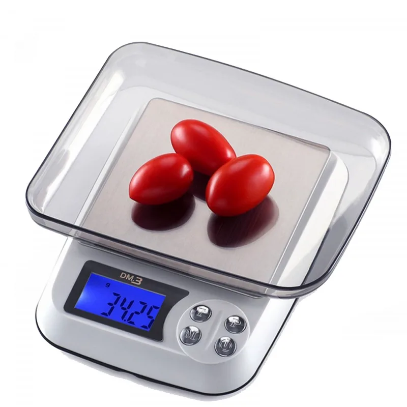 ηλεκτρονική ζυγαριά κουζίνας 0.01g εώς 500gr- dm.3