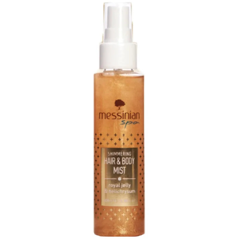 Messinian Spa Royal Jelly & Helichrysum Hair & Body Mist Ενυδατικό Mist Μαλλιών & Σώματος με Βασιλικό Πολτό & Ελίχρυσο 100ml