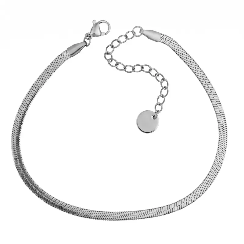 Ατσάλινη snake αλυσίδα ποδιού 057887 057887 Ατσάλι
