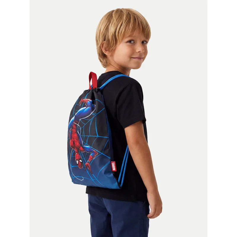 Σακίδιο πλάτης πουγκί Spiderman Ultimate CEO-ACCCS-AW26-305SPRMV Μαύρο