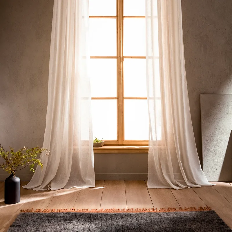 Κουρτίνα (350x295) Με Τρέσα Gofis Home Combe Μπεζ SS24 502/06
