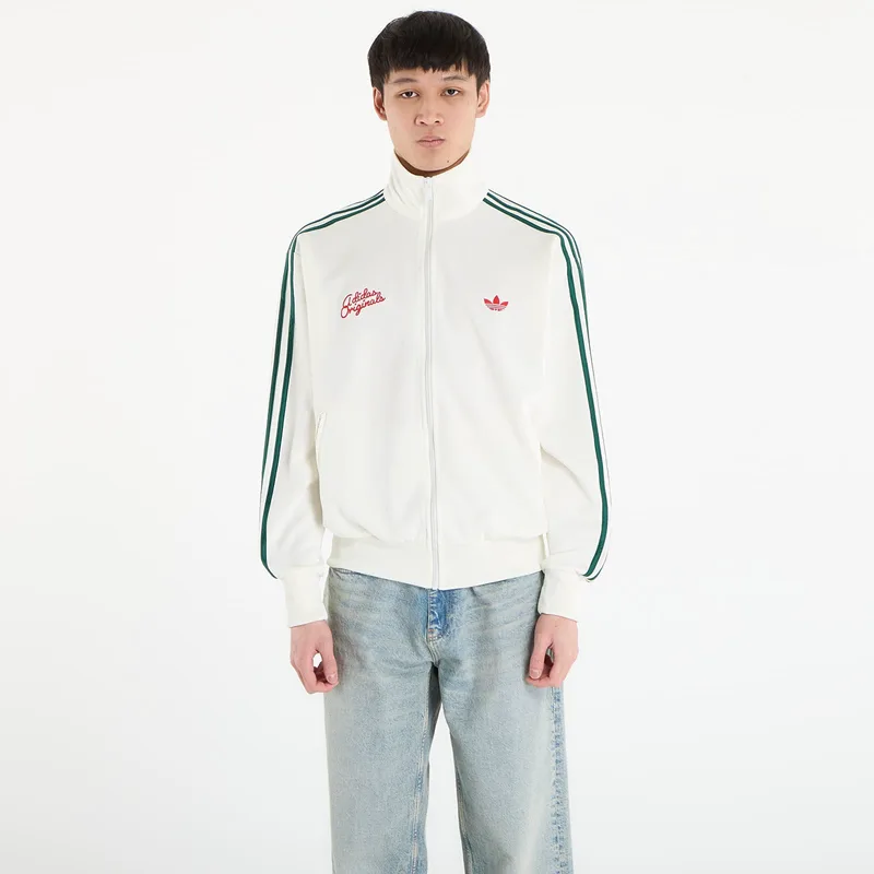 Φούτερ adidas Firebird Roses Track Top Off White/ Collegiate Green XL