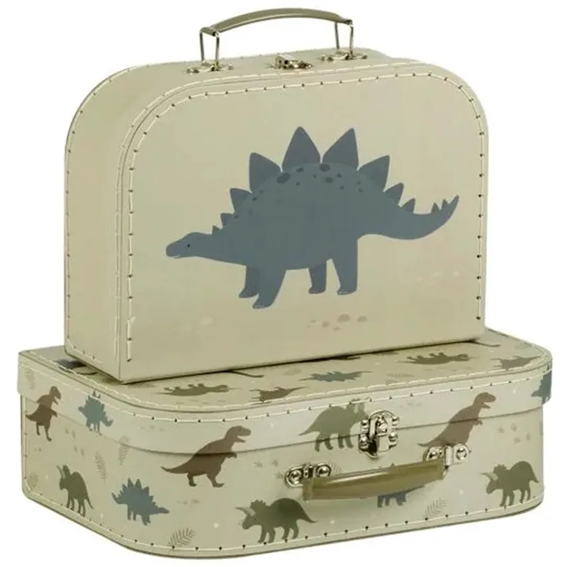 Βαλίτσες Αποθήκευσης (Σετ 2τμχ) Α Little Lovely Company Dinosaurs SCDIGR19