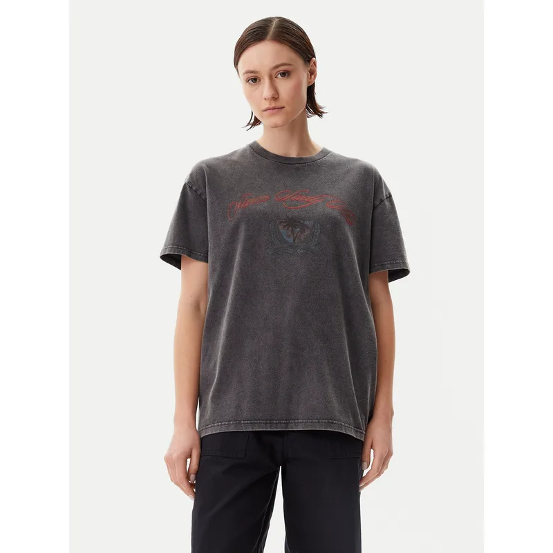 Vans T-Shirt Palm Impresa VN000MCM Μαύρο Regular Fit