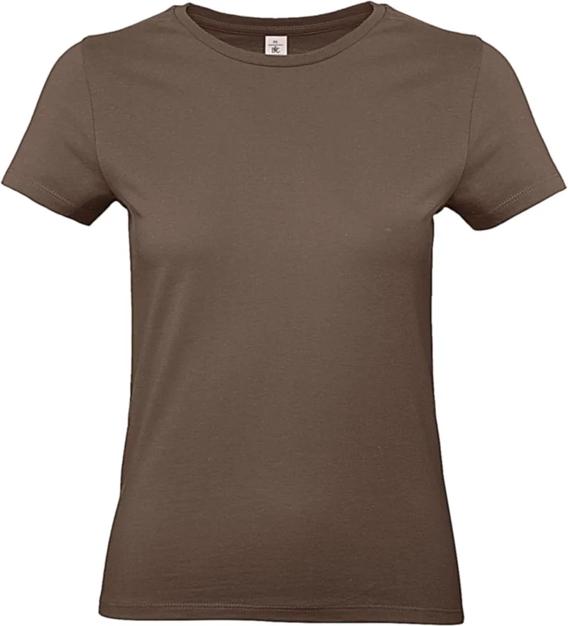 Γυναικειο T Shirt E190 B & C TW04T Chocolate