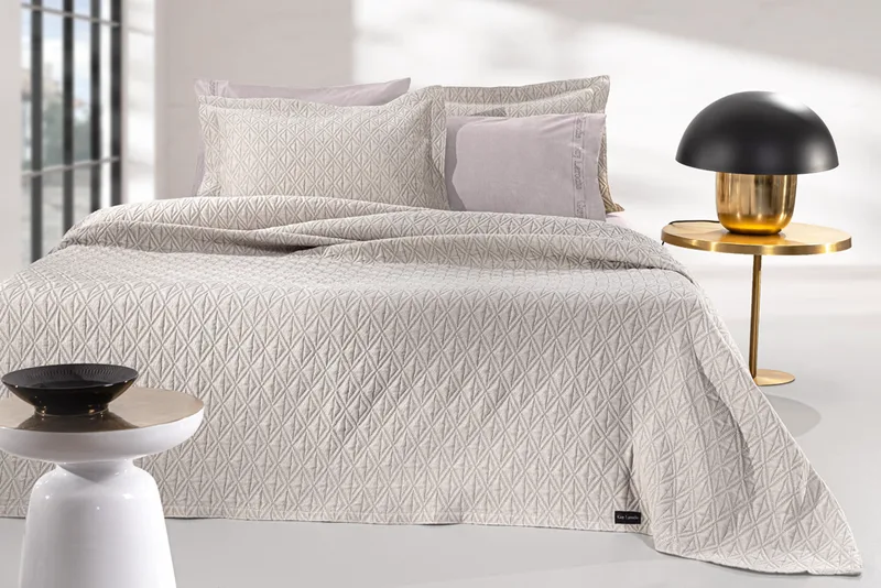 Κουβέρτα Polycotton King 245x260εκ. Oasis Linen Guy Laroche (Ύφασμα: 60% Cotton - 40% Polyester, Μέγεθος: King Size) - Guy Laroche - 5206480655388