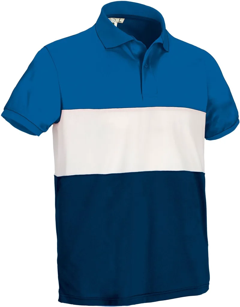 Κοντομάνικο Polo Shirt VARSITY Valento POVAVARYB Royal Blue-White-Orion Navy Blue