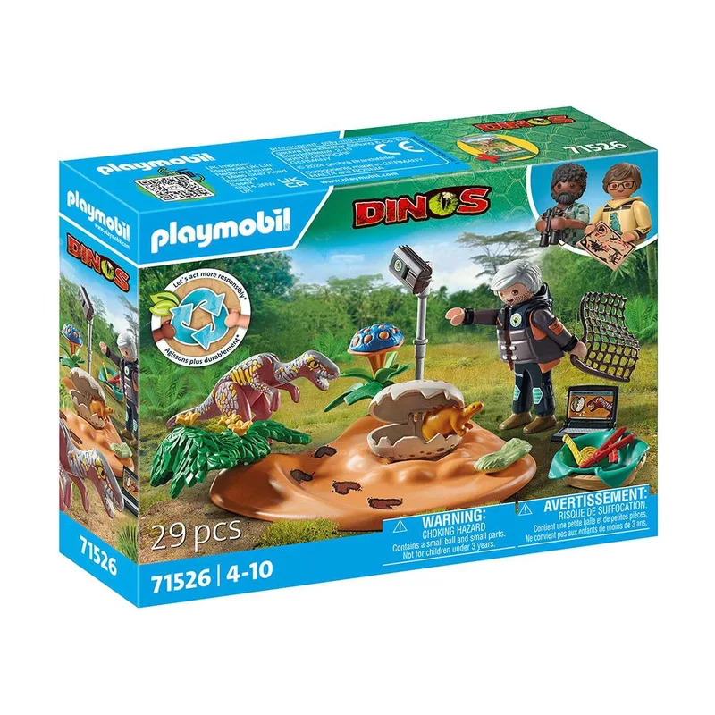 Playmobil Φωλιά στεγόσαυρου και κλέφτης αυγών 71526