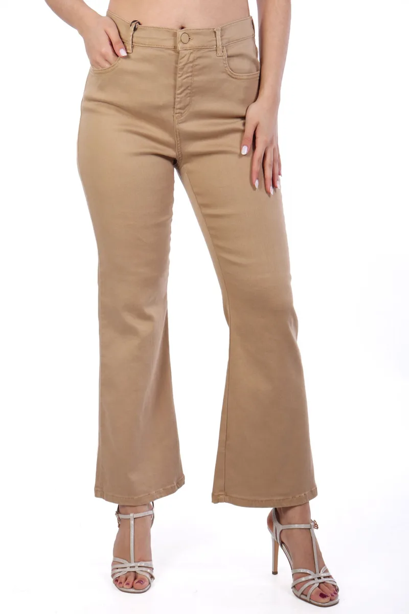 MARELLA MONOCHROME ΠΑΝΤΕΛΟΝΙ JEANS IDESIA FLARE ΜΠΕΖ