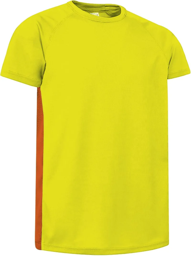 Τεχνικό T-Shirt ROCKSPEED Valento CAVARKSAN Fluo Yellow-Fluo Πορτοκαλί