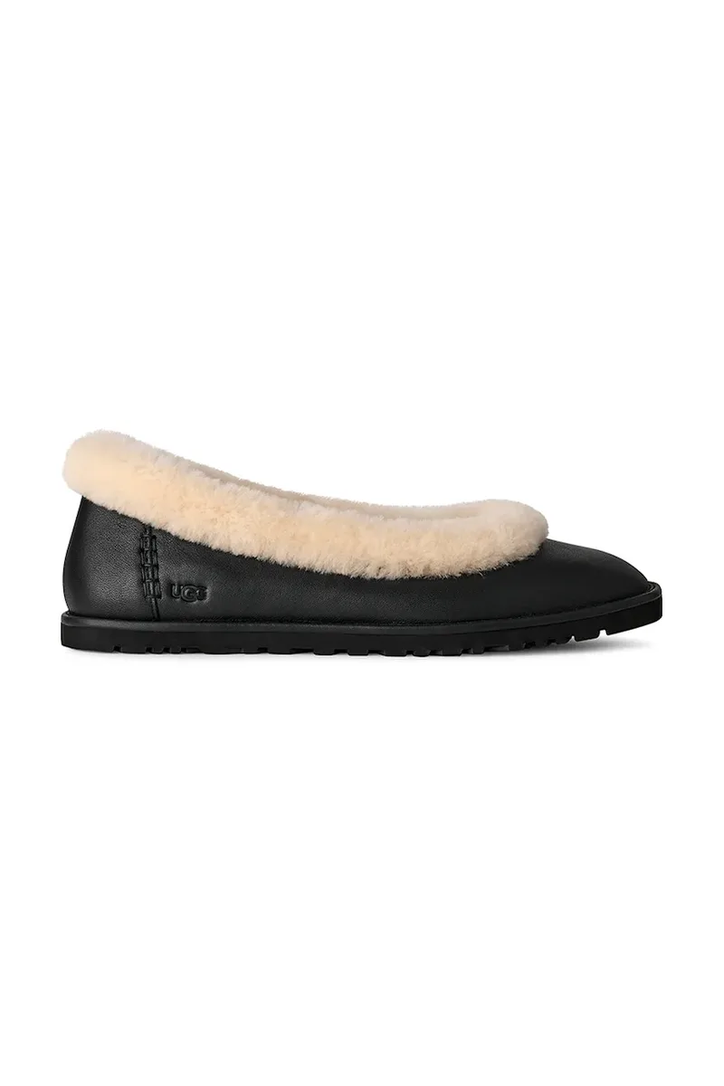 Δερμάτινες μπαλαρίνες UGG Zora Leather Ballet Flat