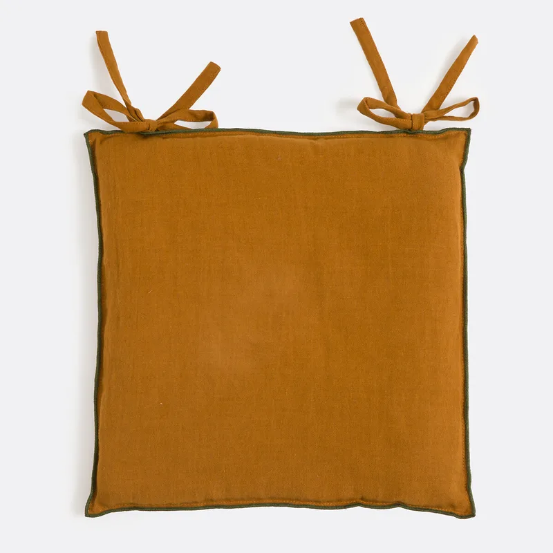 Μαξιλαράκι καρέκλας από λινό βαμβάκι Warna 40x40 cm