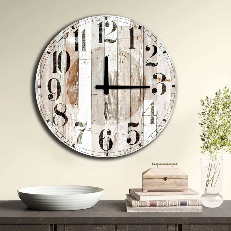 Διακοσμητικό Ρολόι Mdf 5050Ms-041 238Hma6261 50 cm