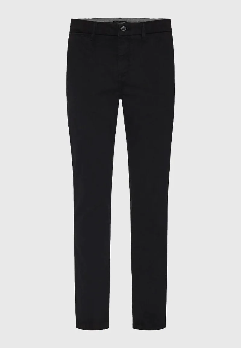 Funky Buddha Ανδρικό chino παντελόνι - The essentials FBM013-001-02 Μαύρο