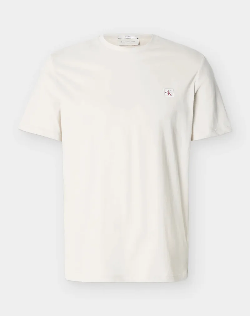 CALVIN KLEIN JEANS SS BADGE 30S JERSEY CLASSIC TEE LV04RC272G-2JX Cream