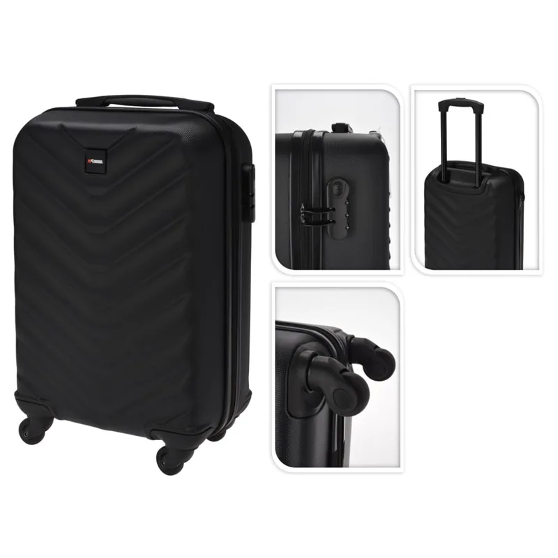 ProWorld Βαλίτσα Diamond Design 28 L Μαύρη