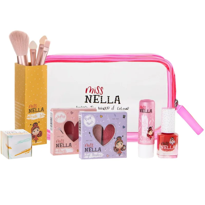 Miss Nella Promo Ροζ Glam Picks Gift Bag Παιχνιδιάρικη Συλλογή Μακιγιάζ που Εμπνέει Δημιουργικότητα & Φαντασία 1 Τεμάχιο