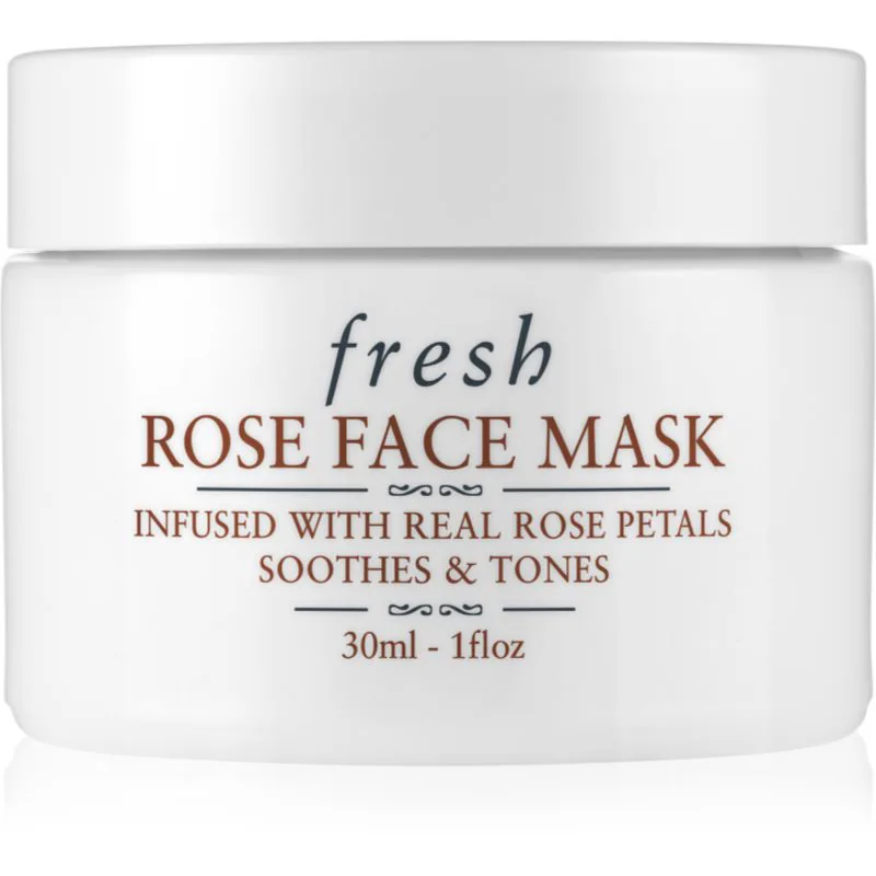 fresh Rose Face Mask ενυδατική μάσκα προσώπου από τριαντάφυλλο 30 ml