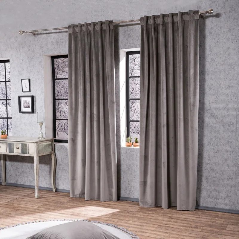 Κουρτίνα Με Τρέσα 140X260 Teoran Velvet 11 (140x260)