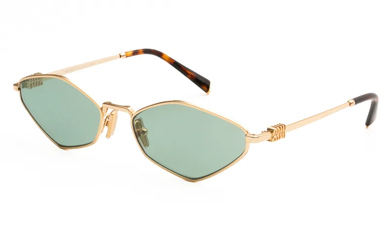 MIU MIU ΓΥΑΛΙΑ ΗΛΙΟΥ MIU MIU 56ZS 5AK04M 5617 56ZS Χρυσό