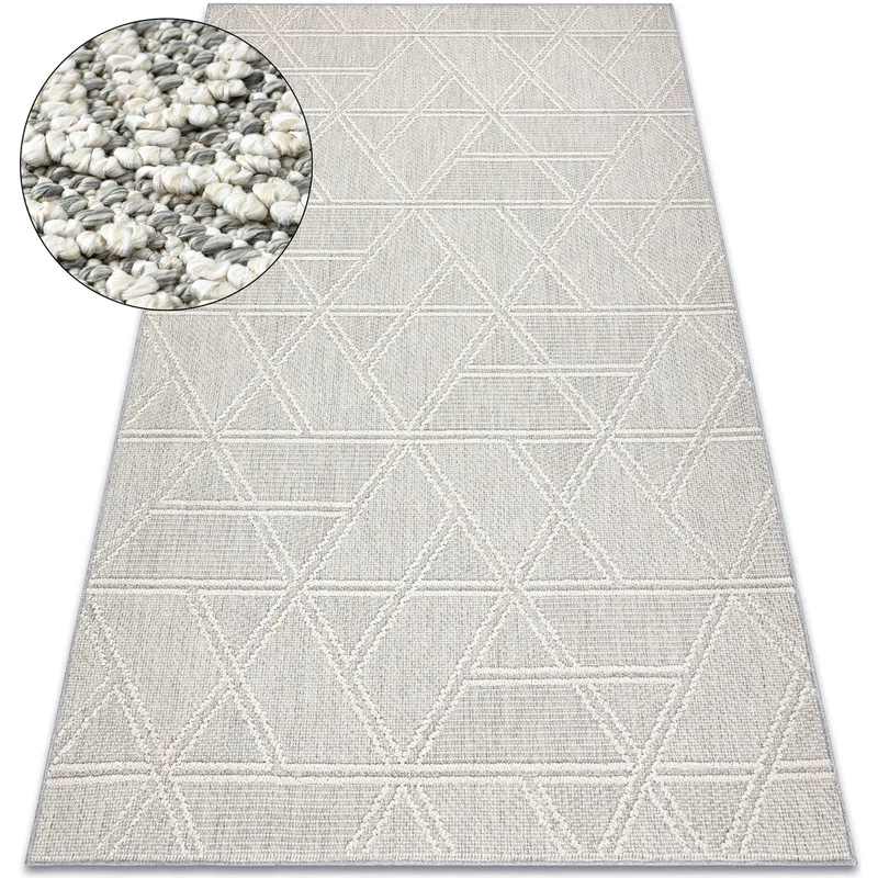 Χαλιά Rugsx Μοκέτα JERSEY 19241 γκρι - ρόμβουϠ80x150 cm