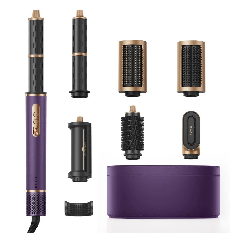 Συσκευή styling και στεγνώματος 7 σε 1 Dreame Airstyle Pro AMF18A, 1300W, 110.000 στροφές/λεπτό, 3 ταχύτητες και ρυθμοί, Ιονισμός, NTC, Μωβ