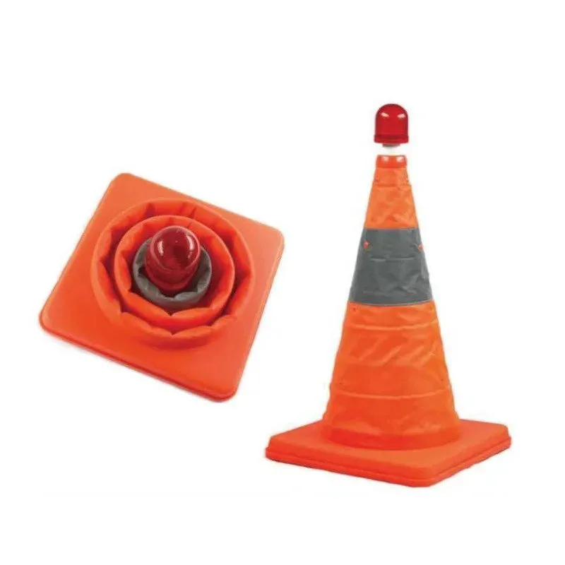 ΠΤΥΣΣΟΜΕΝΟΣ ΚΩΝΟΣ ΑΣΦΑΛΕΙΑΣ 61cm ΜΕ ΦΩΣ