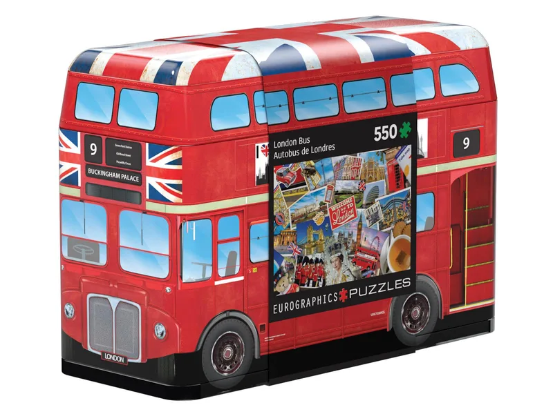 Puzzle 550τμχ London Bus Μεταλλική Συσκευασία