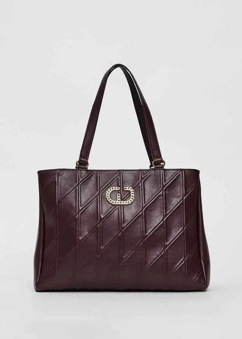 Gaudi Γυναικεία Shopper Τσάντα Με Καπιτονέ Σχέδιο