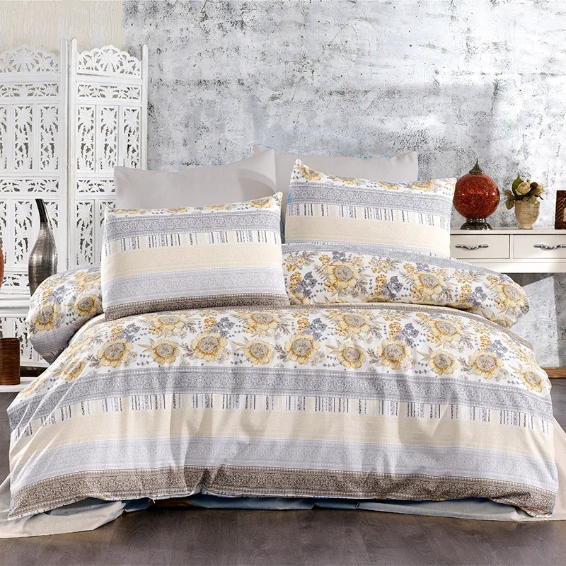 Σεντόνια King Size (Σετ) 240X270 Dimcol Ηλιαχτίδα 370 Χωρίς Λάστιχο (240x270)