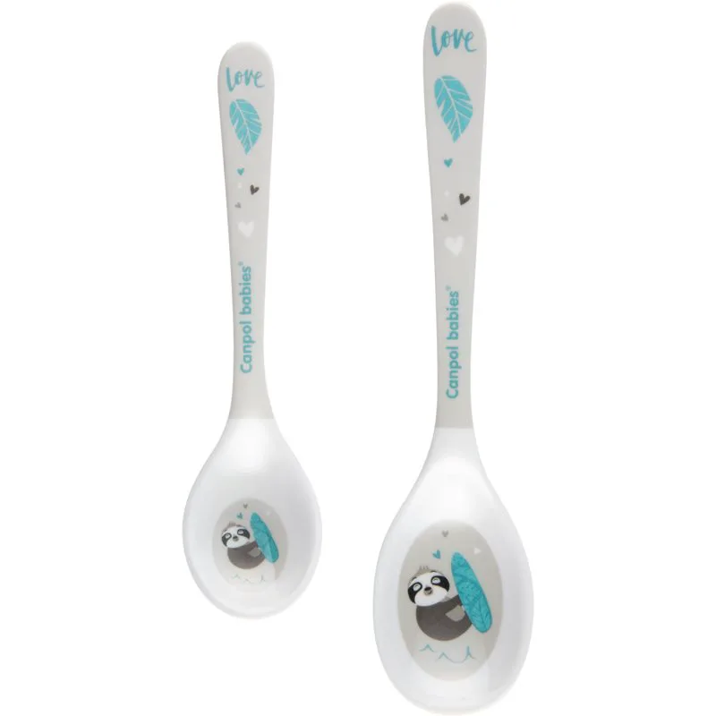Canpol babies Exotic Animals Spoon κουταλάκι 2 τμχ