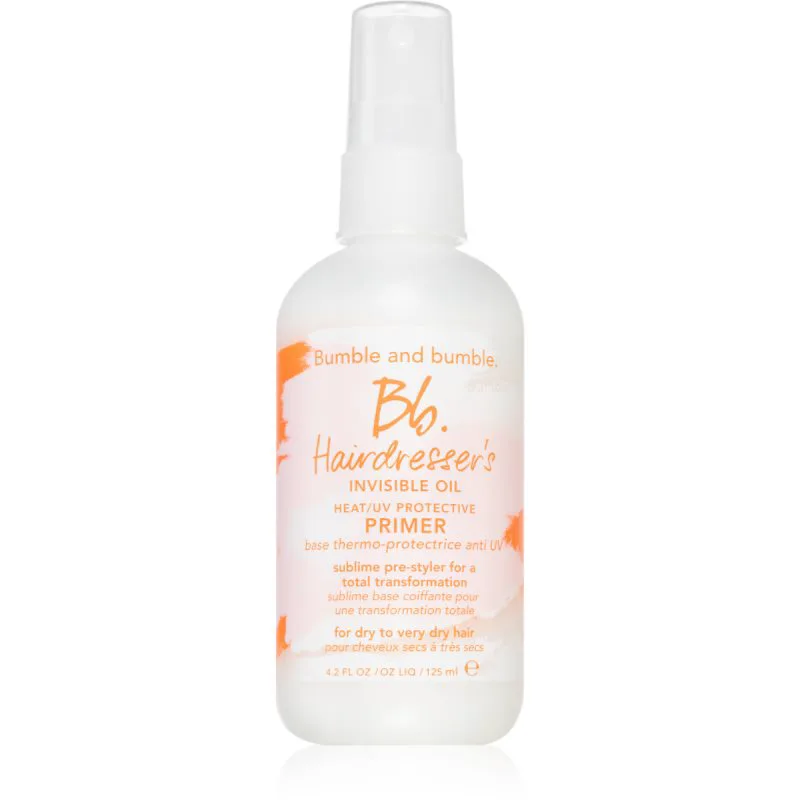 Bumble and bumble Hairdresser's Invisible Oil Heat/UV Protective Primer προετοιμαστικό σπρέι για τέλεια εμφάνιση μαλλιών 125 μλ