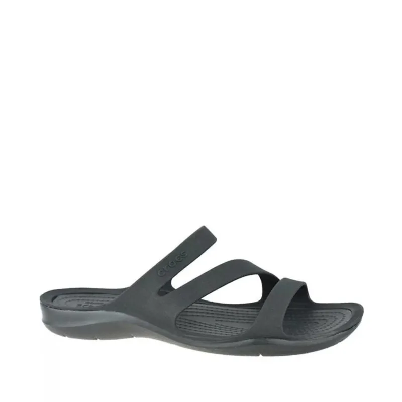 Crocs Swiftwater Flat 203988-060 Παντόφλα Μαύρο