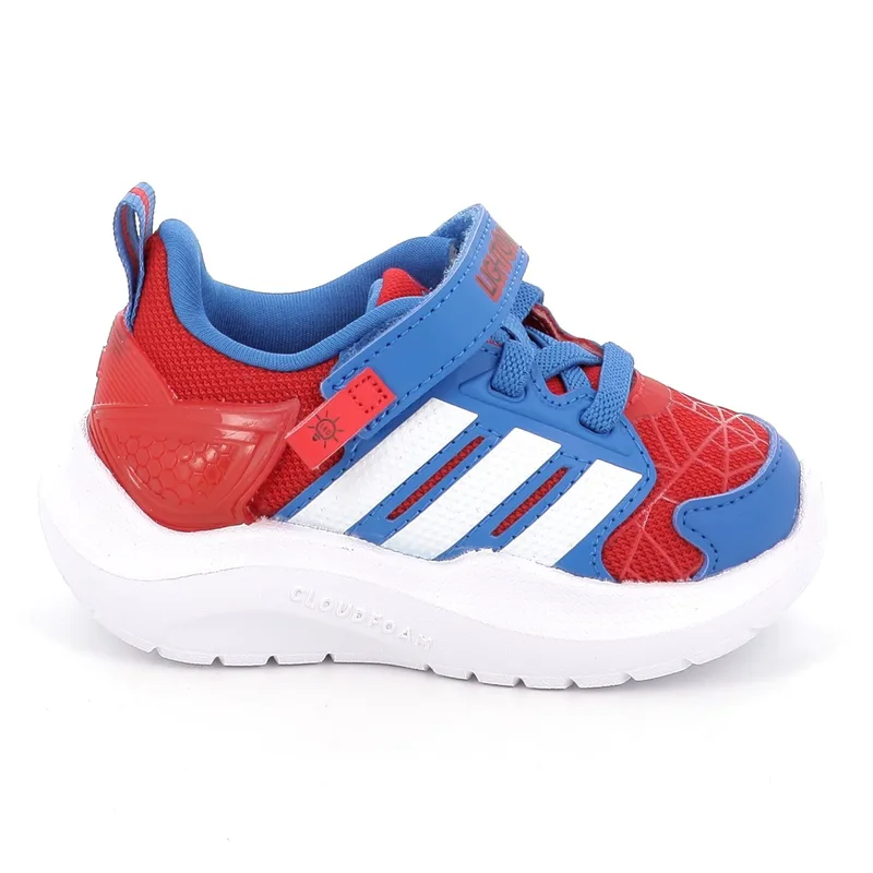 Παιδικό Αθλητικό Παπούτσι για Αγόρι Adidas Lightorama Rnr Spider-Man με On-Off Φωτάκια Χρώματος Κόκκινο HQ9191