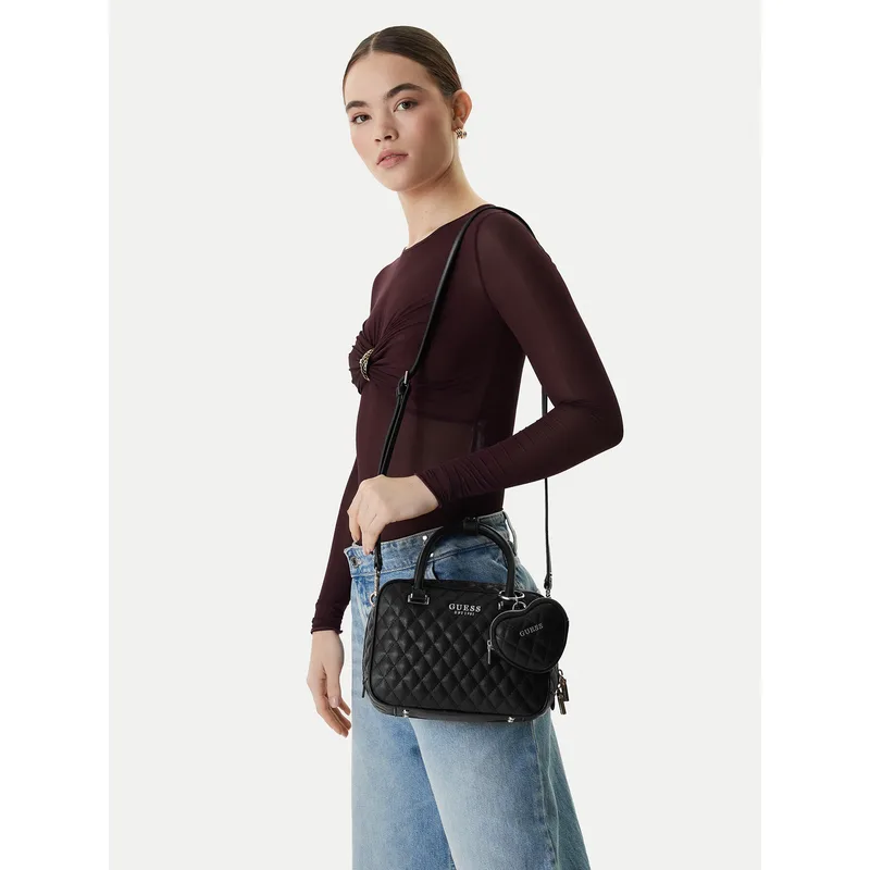 Τσάντα Guess Atabey HWQG98 94050 Μαύρο