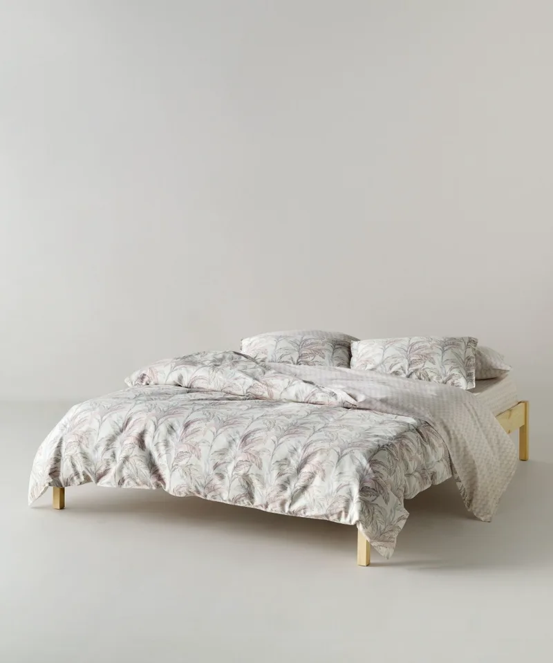 Κουβερλί Υπέρδιπλο Kentia Kernel 20 Cream-Pink-Grey 230x250
