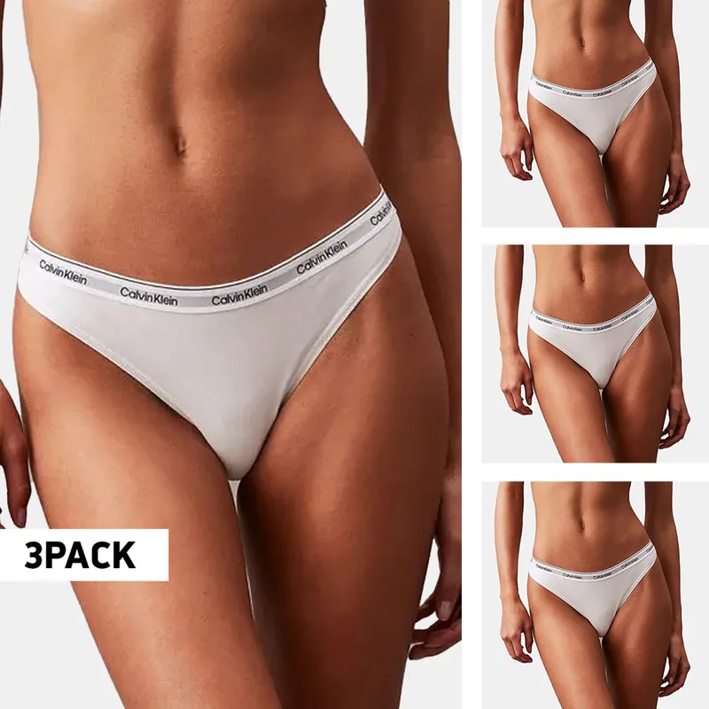 Calvin Klein Thong 3-Pack Γυναικεία Εσώρουχα (9000225805_13454)