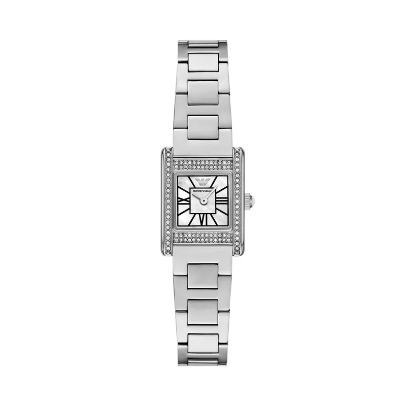 Ρολόι Emporio Armani Mini Genni AR11662 Ασημί