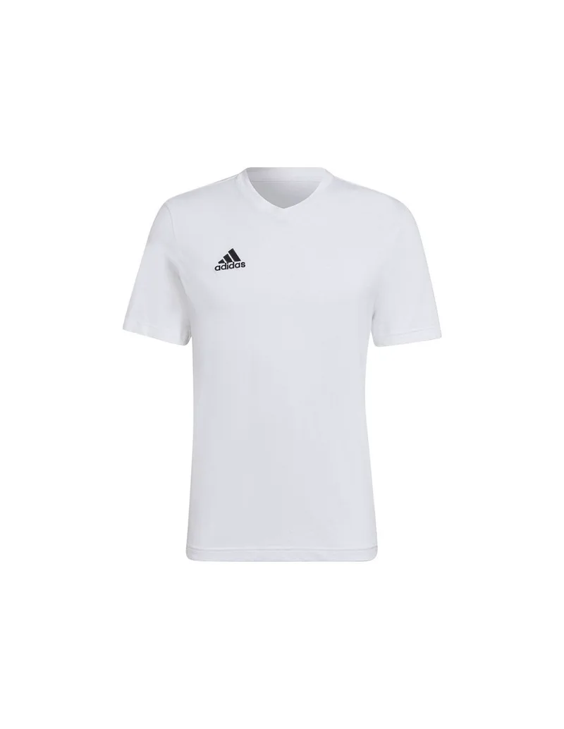Adidas Entrada 22 Ανδρικό T-shirt Λευκό με Λογότυπο HC0452