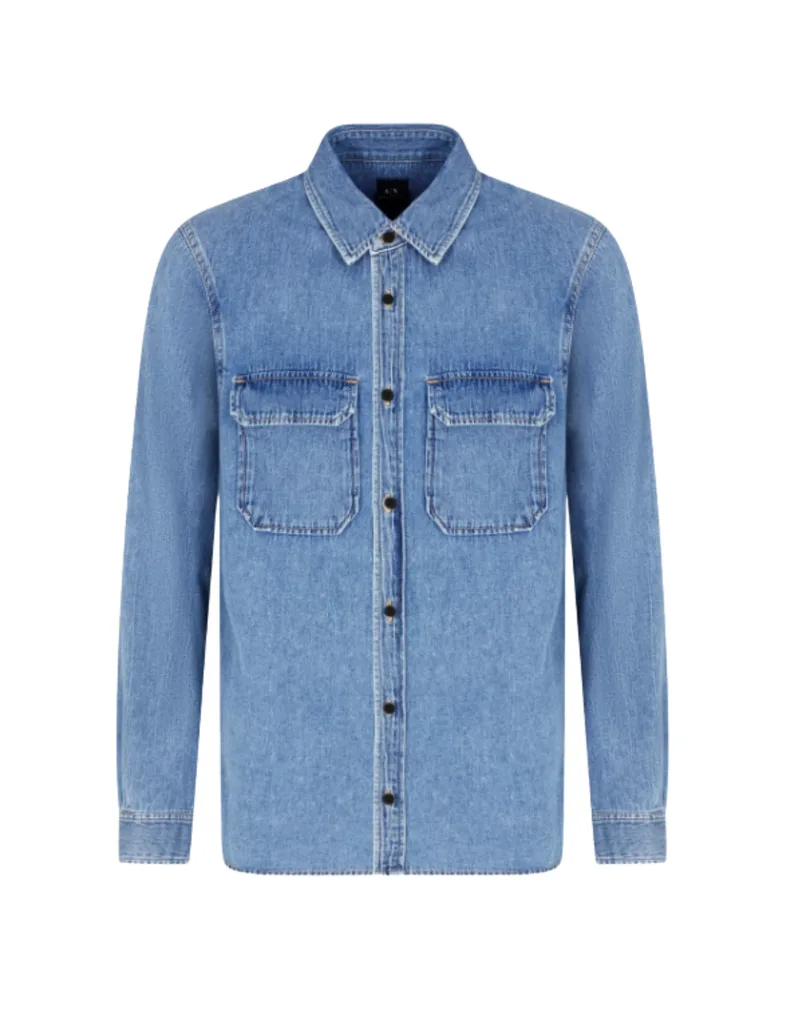 Armani Exchange - Πουκάμισο Ανδρικό XM001238AF15123-MB001