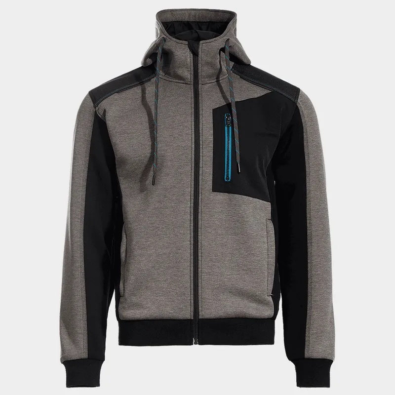 Ζακέτα φούτερ REVOLT MELANGE STENSO 03001537 Grey