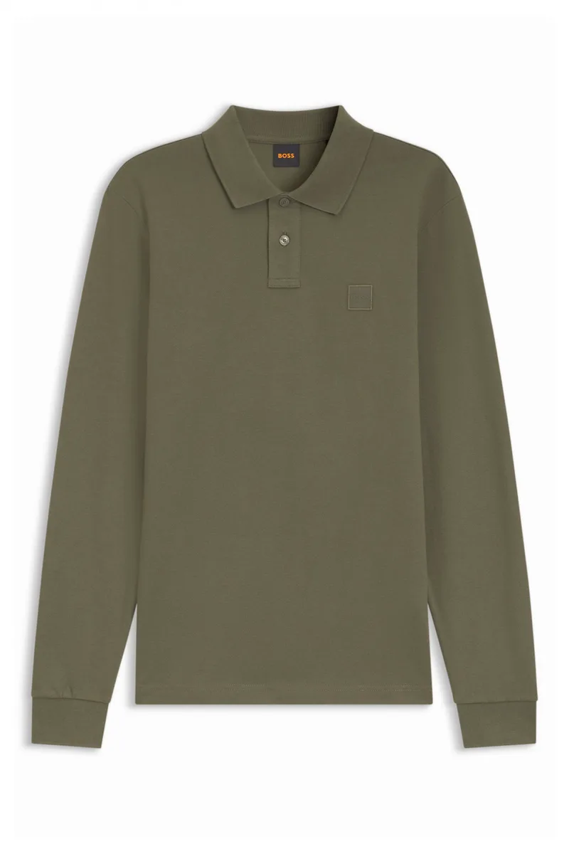 BOSS CASUAL POLO PASSERBY ΧΑΚΙ